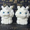 Talla de Fruta de Marfil Trae Fortuna y Riqueza, la Bestia Auspiciosa Kirin 6*6*5cm Adornos de Artesanía de Madera para Escritorio de Sala de Estar en Casa