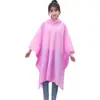 Poncho Impermeable de Eva No Desechable para Adultos al Aire Libre Viaje Concierto Portátil Multifuncional Moda