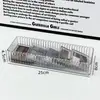 Caja de Almacenamiento Tipo Cajón para Escritorio, Caja para Papelería Integrada en Gabinete de Escritorio de Ángulo Recto, Caja Organizadora de Plástico Rectangular para Escritorio