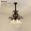Lámpara de Techo para Dormitorio de Cristal Firefly Estilo Francés Nuevo Luz Redonda Simple para Pasillo Luz Romántica para Habitación de Princesa