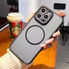 Adecuado para Funda de Teléfono Móvil iPhone 17Promax, Apple 16 Mate Magnético Tacto Suave Semitransparente 15Pro Funda Protectora