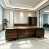 Nuevo Escritorio de Jefe Estilo Chino Madera Maciza Escritorio de Presidente Escritorio de Oficina y Silla Juego Escritorio Grande Minimalista Moderno de Presidente