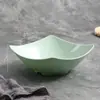 Tigela de Sopa Popular de Plástico PP Imitação de Porcelana, Tigela Quadrada, Prato, Prato de Salada Ocidental, Tigela para Pratos Frios, Prato de Frutas, Tigela de Macarrão, Tigela com Cantos Arredondados
