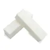 Bloco de Esponja Personalizado de Alta Elasticidade, Lixa de Unha Lavável Sem Pó, Bloco de Polimento de Quatro Lados, Esponja de Manicure de Corindo Branco