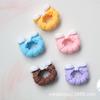Snow Top Donut Macaron Cor Creme Gel Capa de Telefone DIY Grampo de Cabelo Feito à Mão Acessórios de Cabelo Material Acessórios