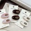 Pinza de Pato de Perlas y Pedrería Coreana Pasador de Acetato Moda Elegante Pinza para Flequillo Pinza Lateral Accesorio para el Cabello Tocado para Mujeres Venta al por Mayor