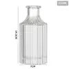Fragrância Vertical Aromaterapia Frasco Transparente Vazio Hotel Sala de Estar Banheiro Decoração Doméstica Sem Fogo Fragrância Frasco de Vidro Dividido