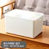 Caixa de Armazenamento Japonesa Branca Espessa Organizador de Bagunça Cesta de Armazenamento Caixa de Armazenamento Plástico para Cozinha Dropshipping Atacado