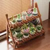 Soporte de Flores de Escritorio para Uso Doméstico, Estante de Mesa para Balcón Interior, Soporte para Macetas de Flores Suculentas de Plantas Verdes, Estante de Almacenamiento de Plantas Multicapa