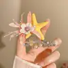 Presilhas de cabelo divertidas de acrílico com tema de frutas, novo estilo de verão, doces e frescas, presilhas jacaré delicadas, acessórios de cabelo