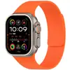 Adequado para Apple Watch Ultra9876543210 Geração Se Pulseira de Relógio de Silicone Magnética Suave Texturizada
