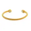 Novo produto internacional: Pulseira com rosca de ouro rosa magnética aberta feita sob medida para Amazon