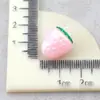 Simulación de Material Fresas Pendientes DIY Llavero Colgante Hecho a Mano Accesorios Venta al por Mayor Accesorios para Joyería DIY Creativo