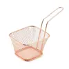 Cesta frita para patatas fritas, cestas de malla para snacks de pollo frito, filtro de aceite, cesta mini creativa para restaurante occidental, venta al por mayor, transfronterizo, en stock