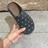 Encuentro de Temporada Zapatos Birkenstock de Suela Gruesa de Lunares Zuecos Medios de Punta Cerrada para Mujer Otoño 2026 Calzado de Exterior Slip-On Mules Versátiles