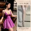 Lencería Sexy con Brillo y Atractivo Conjunto de Camisola y Ropa de Dormir para Discoteca al por Mayor Qqny6233