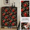 Papel Pintado Adhesivo de Flores Grandes Americanas Pared de Fondo Cálida para Dormitorio Renovación Pastoral Francesa Retro Pegatina Decorativa de Pared Papel Pintado para Invitados