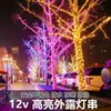 Luces de Hada para Colgar en Árboles de Exterior, Tiras de Luces LED Estrelladas, Bolas de Luz Expuestas de 12V, Luces para Envolver Árboles, Luces para Enrollar en Árboles, Cadenas de Luces Decorativas