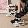Zapatillas de cordones estilo pareja, suela blanda, suela gruesa, zapatillas deportivas casual para mujer, zapatillas blancas versátiles, zapatillas de entrenamiento alemanas, zapatillas deportivas casual