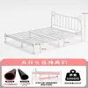 Cama moderna simple de hierro forjado 1.2m para apartamentos de alquiler, cama individual para uso doméstico, cama doble estilo ins con orejas de gato, popular en línea 1.5m