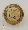 Medalla conmemorativa de los 12 signos del zodíaco de Qi Baishi, juego completo de 12 signos del zodíaco de monedas conmemorativas coloridas, el seguro se venderá para regalos de eventos