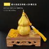 Cenicero de calabaza de latón Adornos metálicos Doble propósito Filtro de agua Bolsa de agua de latón Cuatro propósitos Pipa metálica de calabaza para hombre