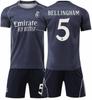 2526 Camiseta de Visitante del Real Madrid Número 7 Cristiano Ronaldo, Número 9 Mbappé, Número 10 Kiri, Número 7 Vinicius Camiseta de Fútbol