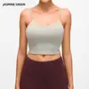 Sujetador Deportivo Cruzado para Fitness y Yoga Color Nude a Prueba de Impactos Push-Up Espalda Bonita Almohadilla Extraíble para el Pecho Tirante Camiseta Deportiva para Mujer C5238