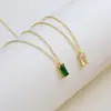 Collar de Diamantes con Colgante Elegante en Forma de Hoja Transfronterizo para Uso Diario Cadena para Clavícula Joyería Nueva para Mujer Venta al por Mayor