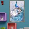 Pintura de Diamantes DIY Clásica Fénix Azul pintura al óleo digital decoración de interiores pintura fabricantes fuente suministro al contado