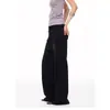 Pantalones de chándal rectos y fluidos de diseño moderno estilo americano 2026 para hombre y mujer, pantalones de chándal casual anchos versátiles de corte retro y holgado