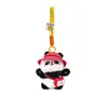 Llavero de Cochecito de Muñeca Pequeña Colgante de Panda Regalo Lindo Dibujo Animado Colgante para Bolso de Panda Gigante Muñeca de Peluche Mochila