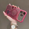 Adecuado para Iphone17Promax Panel Trasero Mate Soporte Magnético Funda para Teléfono Móvil Apple 15 Película para Lente Funda Anticaída
