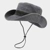 Big Eave Lavado Velho Vintage Esportes de Selva Montanhismo Pesca Chapéu Cabeça Grande Proteção Solar Homens Pescador Chapéu Bacia Chapéu