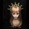 Bolsa de materiales para corona de sol con pedrería Lolita DIY, accesorios de corona hechos a mano dorados y plateados negros góticos para fotos