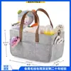 Bolsa de pañales de fieltro transfronteriza, bolsa de cosméticos de gran capacidad para mamá, madre y bebé, bandolera, plegable y fácil de transportar