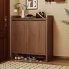 Zapatero a prueba de polvo para uso doméstico, zapatero de pasillo multicapa con puertas, armario de almacenamiento para balcón, nuevo modelo 2026 zapatero de almacenamiento