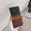 Funda Magnética de Succión de Fibra de Carbono para Negocios Adecuada para Teléfono Móvil Huawei Mate X3 X5 con Eje Central Mate X6 Anti-Caída Elegante
