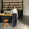 Tiro real: Camiseta cinza slim fit de manga longa com gola assimétrica franzida, para mulheres, nova outono 2026, para um visual refinado e intelectual