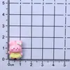 Mini Colección de Animales Pegamento de Resina Crema Accesorios DIY Funda de Teléfono Móvil Zapato con Agujero Pasador de Pelo Parche Lote