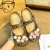 El mismo estilo que en Xiaohongshu: Zapatos de ballet KT con estampado de leopardo decorativo, accesorios de moda y versátiles, dijes para zapatos, hebillas decorativas para zapatos con agujeros DIY