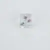 Venta Caliente Transfronteriza Hecho a Mano Resina Epoxi Flores Secas Especímenes Crisantemo Hojas de Rosa Morado Cubos Tridimensionales Terminados