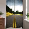 Cortina de Puerta Personalizada Rosa con Tema de Plantas Frescas, Cortina Divisoria Decorativa con Impresión Digital, Disponible para Dropshipping