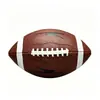 Balón de fútbol americano transfronterizo de PU cosido a máquina tamaño 3, 6, 9 para niños y adultos, entrenamiento y competición, antideslizante, hecho a medida, en stock