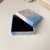 Caixa de Armazenamento de Joias para Orelha com Filme Transparente Anti-Oxidação, Clipe de Orelha, Colar, Anel, Brincos