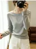 ¡Calentando~ Súper suave y esponjoso! Camiseta de Manga Larga con Cuello Redondo de Felpa Fina Cepillada para Mujer Otoño/Invierno 26 Estilo Nuevo H100601
