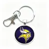 NFL Novo Time 32 Chaveiro de Liga de Zinco Time Gem Chaveiro para Carro Bolsa Venda Direta da Fábrica Em Estoque