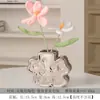 Vaso Nórdico Sala de Estar Entrada Mesa de Jantar Arranjo de Flores Enfeites Decorativos Artesanato Cerâmico para Casa Preço de Atacado