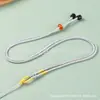 Accesorios de alta calidad de tendencia nacional Joker accesorios semiacabados de dos colores cuerda para colgante cordón espiral tejido a mano al por mayor