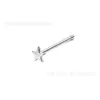 Piercing de Nariz em Liga de Titânio F136 Estrela Lua Cruz Borboleta Barra Reta Barra S Piercing de Nariz Personalizado Joia de Piercing em Titânio G23